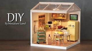 [4K] ROLIFE Happy Meals Kitchen || DIY Miniature Dollhouse Kit - Relaxing Satisfying VideoBubble Tea