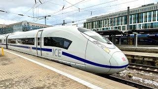 ICE 3 neo Europa - Einfahrt Hauptbahnhof München (23.12.2024) BR 408 in Doppeltraktion