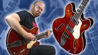 A Semi-Hollow Bass For Under $300??? - Harley Benton HB-60 WB [Demo]