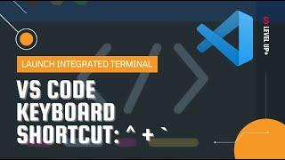 Use This Shortcut to Launch The Integrated Terminal in VS Code (Mac)