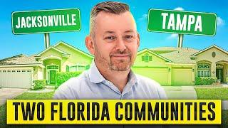 Moving to Tampa Florida vs. Jacksonville Florida