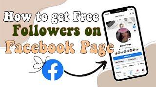 How to get free followers on Facebook Page | new ways to increase followers on Facebook 2022