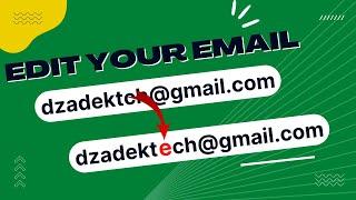 How to Change Gmail Address | Change Email tutorials