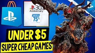 AWESOME PSN Game Deals UNDER $5! PSN 30th Anniversary Sale SUPER CHEAP PS4/PS5 Games to Buy!