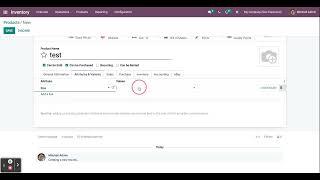 Create New Products in Odoo 15 Inventory Module