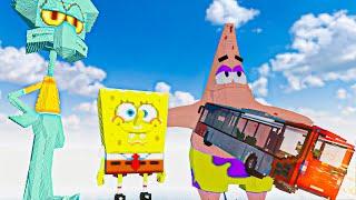Which Car Hits SpongeBob & Patrick & Squidward - Teardown - Teardown