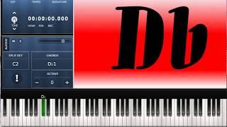 How to: Relative Pitch_Hear Piano Keys: Db1-Db6