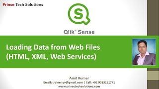 Qlik Sense Tutorial - Loading Data from Web Files (HTML, XML, Web Services)