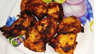 Chicken Tikka Recipe | chicken Tikka Restaurant Style On Gas Stove |Nisha's kitchen. F. F