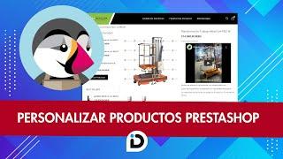 Cambiar y configurar productos en tienda prestashop