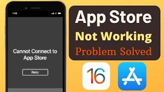 How to Fix App Store Not Working || App Store Not Downloading Apps iOS 16