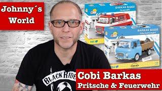 Cobi Barkas B1000 24593 Pritschenwagen + 24594 Feuerwehr