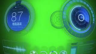 Action green screen hologram