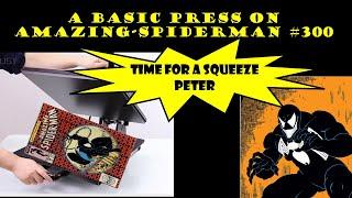 Pressing an Amazing Spider-man #300; Basics of comic book pressing stacking layer and process