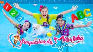 BRINCADEIRAS NA PISCINA PARA CRIANÇAS Olimpíadas da Mileninha para Brincar e Aprender