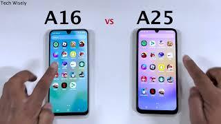 SAMSUNG A16 vs A25 - Speed Test