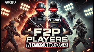 LIVE : F2P Players  ₹3100 1v1 Knockout Tournament | #codm | #codmlive | #iferg | #cod | #fun | 