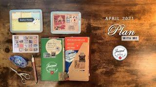 PLAN WITH ME - APRIL 2021 & PLANNER FLIP THROUGH | Journal De Sylvie