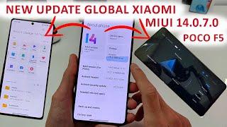 MIUI 14.0.7.0 NEW UPDATE GLOBAL XIAOMI Poco F5  New update features MIUI 15