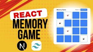 Memory Game in React JS and Tailwind CSS!