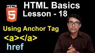 Using anchor tag in HTML | HTML basics lessont - 18 | Anchor tag part-1