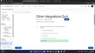 Other Integrations Quiz | Arcade |