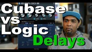 Cubase vs Logic Pro X - Delay Plugin Comparison | DAW