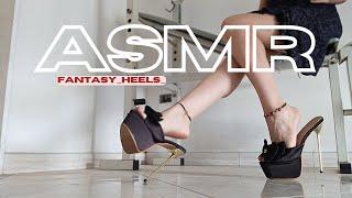 ASMR ️ High Heels Mules | Tapping Heels Sound | Dangling & Shoeplay  FANTASY_HEELS_ 