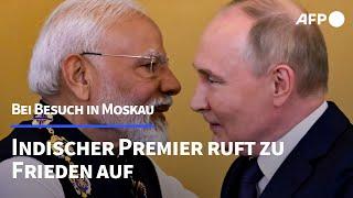 Modi zu Putin: Kriege lösen keine Probleme | AFP