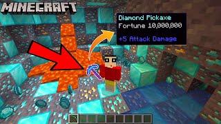 Minecraft : Mining Diamonds With Fortune 10,000,000 Pickaxe