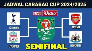 Jadwal Semi Final Carabao Cup 2024~Liverpool vs Tottenham~Carabao Cup 2024/25 SemiFinals~Live Vidio