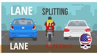 Lane splitting vs. lane filtering