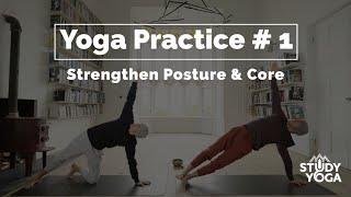 Yoga Practice designed to improve posture & activate your core