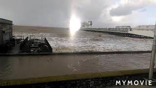 High tide Weston-super-Mare Freak Wave