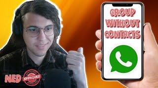 How To Create A Whatsapp Group Without Adding Contacts