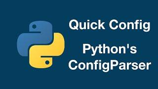 Add a Quick Config File With Python's ConfigParser