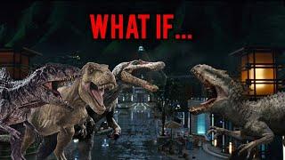 E SE... (JURASSIC WORLD - 2015) - T rex, Giganotossauro, Espinossauro vs Indominus rex