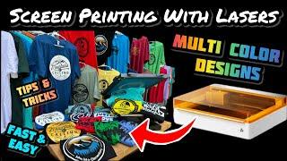 Screen Printing with Lasers: Multiple Colors, Tips & Tricks