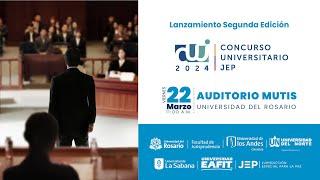 Lanzamiento del Concurso Universitario JEP 2024