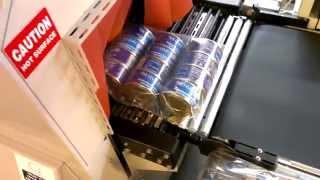 Shrink wrapping Tuna cans