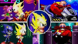 Super Sonic in Sonic CD vs All Bosses