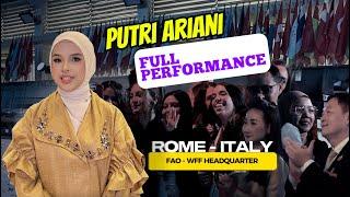 Putri Ariani - Full Performance In FAO-WFF UN in Rome - Italy