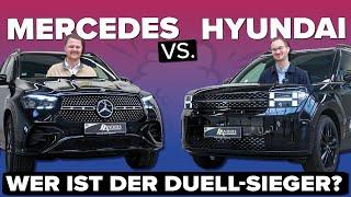 Hyundai SANTA FE vs. Mercedes-Benz GLE: Wer gewinnt unsere Auto-Challaenge?