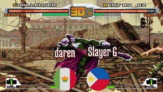 @svcsplus: daren (MX) vs Slayer G (PH) [SNK vs Capcom Chaos Super Plus svc Fightcade] Jun 4