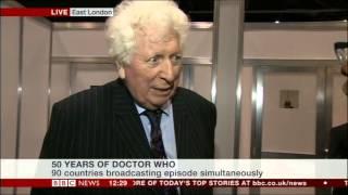 Tom Baker talks about Doctor Who 50th Anniversary (BBC News, 23.11.13)