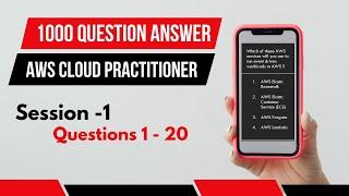 1000 AWS Cloud Practitioner Exam Questions | Session 1