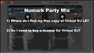 Numark Party Mix - Where do I find my free copy of Virtual DJ LE?