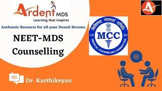 A-Z about NEET MDS 2021 Counselling