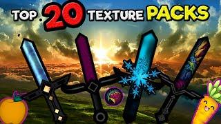 TOP 20 MINECRAFT PVP TEXTURE PACKS! (NO LAG! 1.8 - 1.9 - 1.7)  | 2016 (HD)