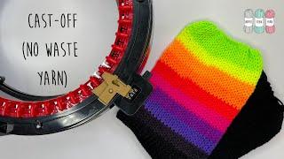 How To Cast Off Without Waste Yarn (Works for Addi & Sentro) | Circular Knitting Machine Tutorial